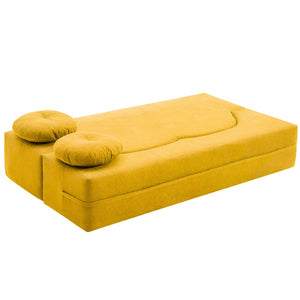 English Elm 2-In-1 Convertible Modular Sofa Bed With Memory Foam - No Assembly, Space-Saving Comfort For Any Room P1 W3653P355635-GIGA