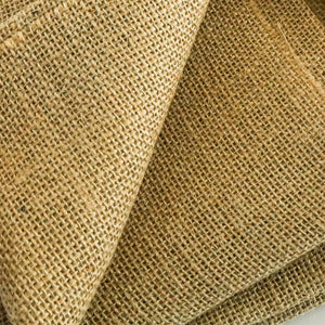 English Elm 3.3 Ft Natural Jute Burlap Roll Biodegradable Woven Fabric for Garden Weed Control T3656P337263