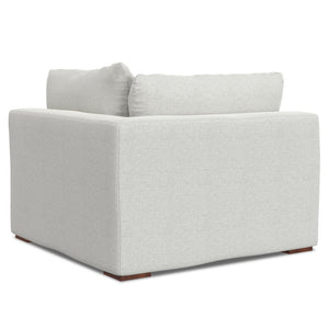 English Elm Jasmine Corner Sofa Module - Plush, Versatile Seating In Cloud Grey With Family-Friendly Comfort B136P199200