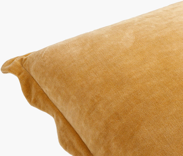 Surya Effervescent 18"L X 18"W Cotton Accent Pillow - Luxurious, Elegant, And Easy-to-maintain Home Decor Mustard Cotton,Cotton Efc001-2020d