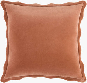 Surya Effervescent 18"L X 18"W Cotton Accent Pillow - Luxurious, Elegant, And Easy-to-maintain Home Decor Dusty Pink Cotton,Cotton Efc002-2020d