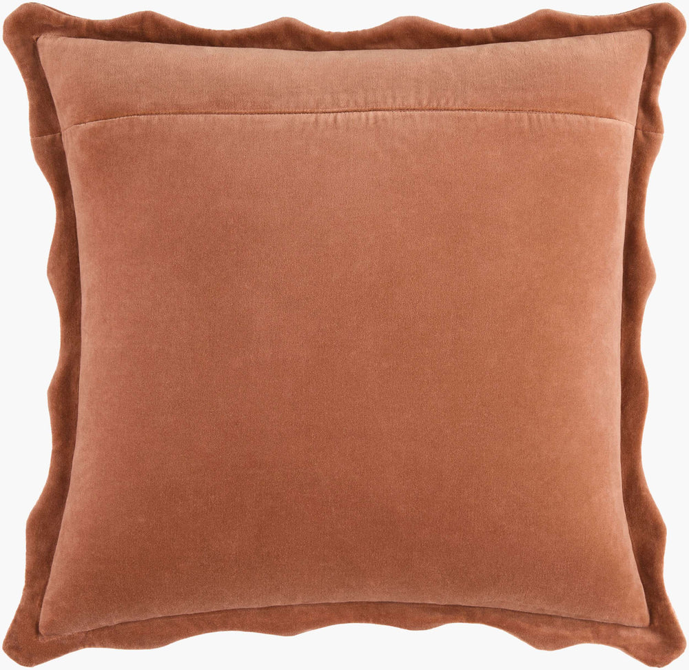 Surya Effervescent 18"L X 18"W Cotton Accent Pillow - Luxurious, Elegant, And Easy-to-maintain Home Decor Dusty Pink Cotton,Cotton Efc002-2020d