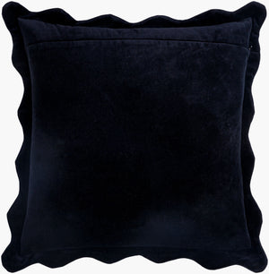 Surya Effervescent 18"L X 18"W Cotton Accent Pillow - Luxurious, Elegant, And Easy-to-maintain Home Decor Black Cotton,Cotton Efc004-1818p