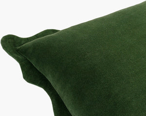 Surya Effervescent 18"L X 18"W Cotton Accent Pillow - Luxurious, Elegant, And Easy-to-maintain Home Decor Medium Green Cotton,Cotton Efc005-2222p