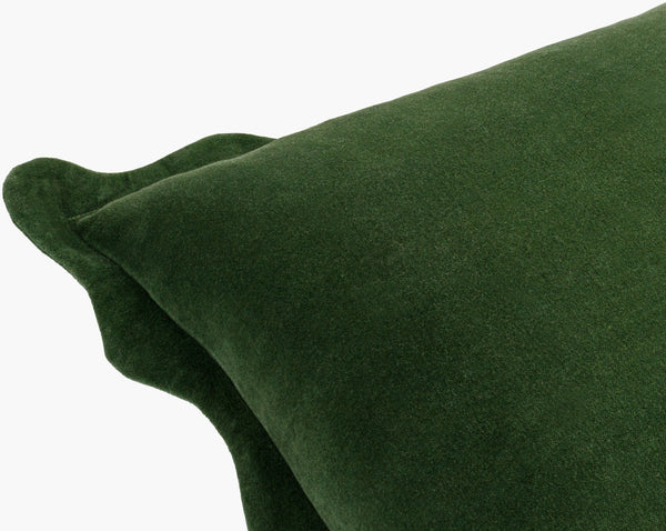 Surya Effervescent 18"L X 18"W Cotton Accent Pillow - Luxurious, Elegant, And Easy-to-maintain Home Decor Medium Green Cotton,Cotton Efc005-2222p