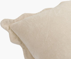 Surya Effervescent 18"L X 18"W Cotton Accent Pillow - Luxurious, Elegant, And Easy-to-maintain Home Decor Beige Cotton,Cotton Efc006-2222