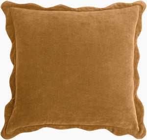 Surya Effervescent 18"L X 18"W Cotton Accent Pillow - Luxurious, Elegant, And Easy-to-maintain Home Decor Goldenrod Cotton,Cotton Efc009-1818