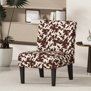 English Elm Accent Chair with Rubberwood Legs Plush Upholstery for Modern Living Spaces N771P218155M