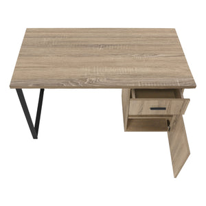 English Elm Computer Desk - Contemporary Home Office Solution With Flexible Storage & Modern Design, 48" L B2710P219938