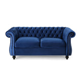 Christopher Knight Home® - Noble House - Somerville Traditional Chesterfield Loveseat Sofa