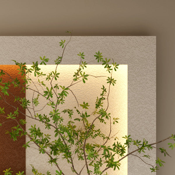 English Elm Adjustable Led Sandstone 3d Wall Art with Faux Botanicals and Rabbit Figurine Accent W2700P389346