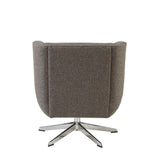 INK+IVY Nina Mid-Century Swivel Lounge Chair, Star Based Swivel II103-0355 Brown Multi