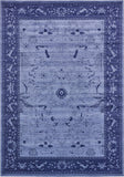 Unique Loom La Jolla Floral Machine Made Floral Rug Blue, Navy Blue 9' 10" x 14' 1"