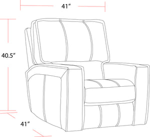 Parker House Rockford - Verona Black Power Reclining Sofa And Recliner Black Top Grain Leather With Match (X) Mroc-31ph-vbk