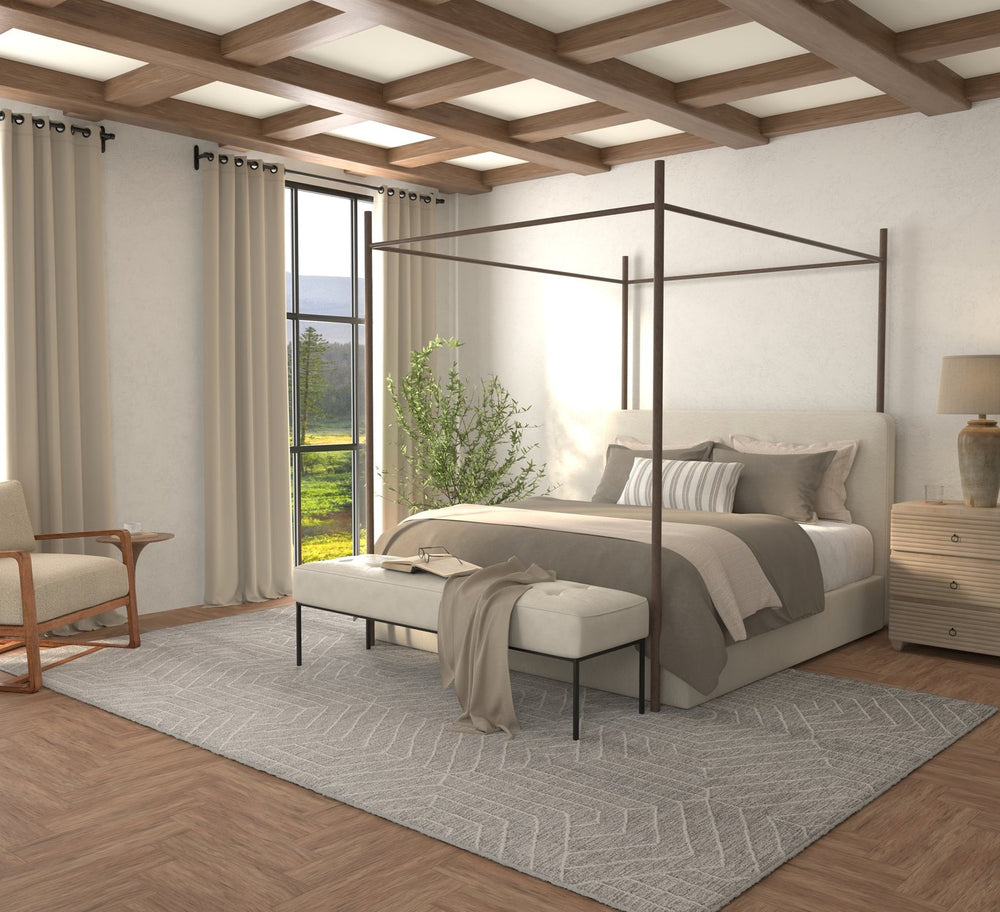 Feizy Rugs Emerson Handcrafted Wool Geometric Rug - Contemporary Abstract Design For Modern Home Décor Gray,Ivory Wool T32t8015gryivyc50