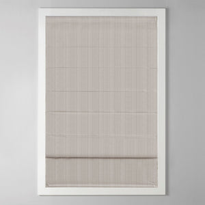 English Elm Basketweave Room Darkening Roman Shade with Thermal Foam Backing, Cordless, OEKO-TEX Certified taupe 6.08 L x 10.5 W x 7.5 H B03598290