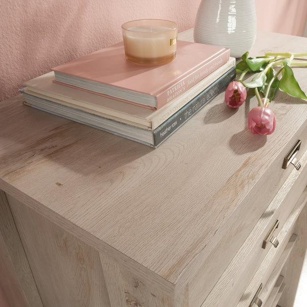 English Elm 4-Drawer Chest – Stylish Gray Storage Solution With Smooth Glides For Home, Office & Living Spaces B356P402590