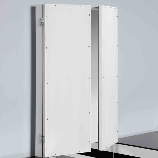 English Elm Contemporary Glam Vanity with Rhinestone Trim and Tempered Glass Top, High Gloss Finish, Illuminated Appeal Black,White 38 L x 23 W x 35 H B2741S00684