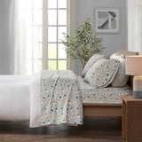 True North by Sleep Philosophy Cozy Flannel Casual Printed Sheet Set TN20-0380 Grey Dogs