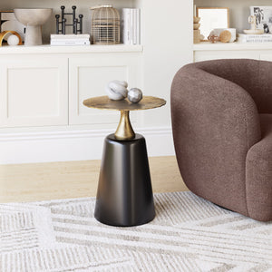 Chenai Side Table Black 109765 Zuo Modern