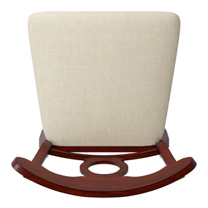 Homelegance By Top-Line Juliette Napoleon Back Wood Swivel Bar Stool Red Rubberwood