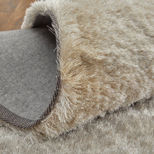 Feizy Rugs Indochine Plush Hand-tufted Polyester Shag Rug - Luxurious High Pile For Contemporary Spaces Tan,Taupe Polyester 4944550fcrm000i26