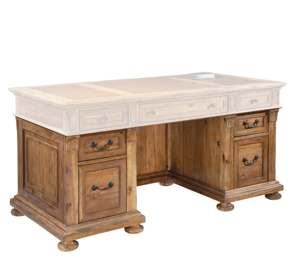 Hekman Furniture 79310p Peds & Modesty Panel - Stylish  Solution For Enhanced Privacy And Comfort Wellington Natural Peds & Modesty Panel 79310p