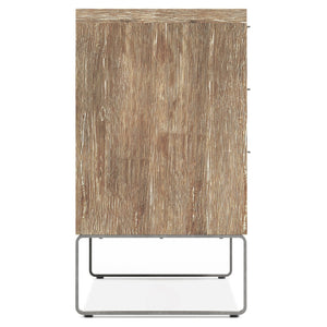 Bernhardt Bernhardt Tribeca Dresser Aurum White Oak With Textured Steel Base, 6 Soft-Close Drawers, 68"W 333052