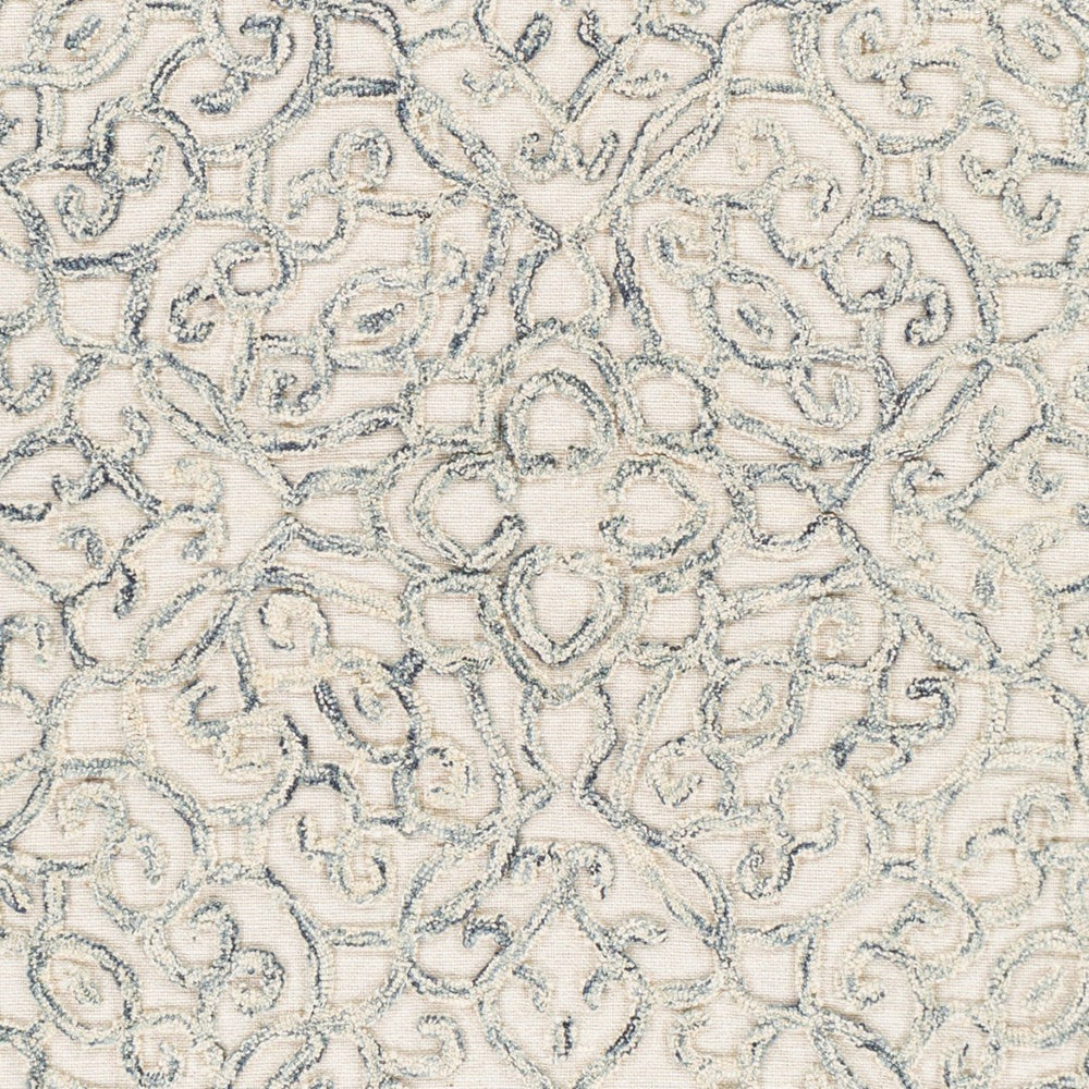 Surya Elegance Egc-2302 2'6" X 4' Hand Tufted Wool Rug - Timeless Sophistication For Your Home Décor Blue Wool Egc2302-264