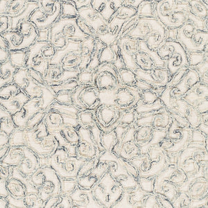 Surya Elegance Egc-2302 2'6" X 4' Hand Tufted Wool Rug - Timeless Sophistication For Your Home Décor Blue Wool Egc2302-264