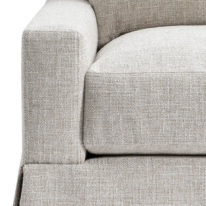 Bernhardt Bernhardt Sutton Swivel Accent Chair Tailored Fabric Upholstery for Living Rooms P5752SA