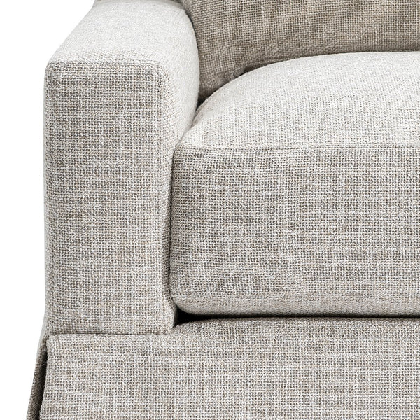 Bernhardt Bernhardt Sutton Swivel Accent Chair Tailored Fabric Upholstery for Living Rooms P5752SA