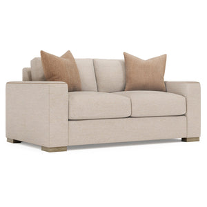 Bernhardt Bernhardt Vaughn Upholstered Loveseat Tailored Track Arms Plush Cushions Living Room P1095A