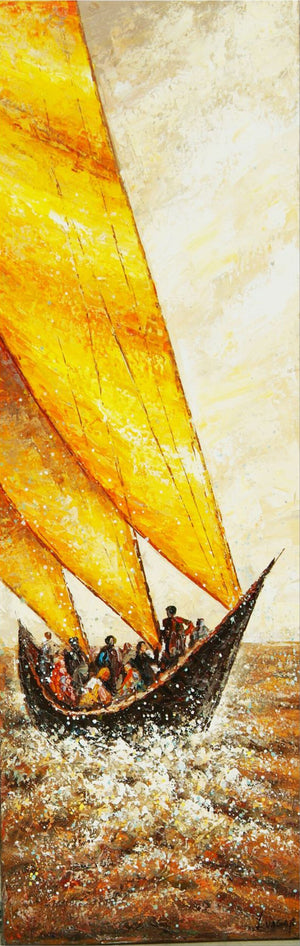 Surya Stunning 40"H X 40"W Framed Art Wall Decor - Made In Usa, Easy Care, 30-day Warranty Included! Main, Yellow Canvas Egp6029-2060