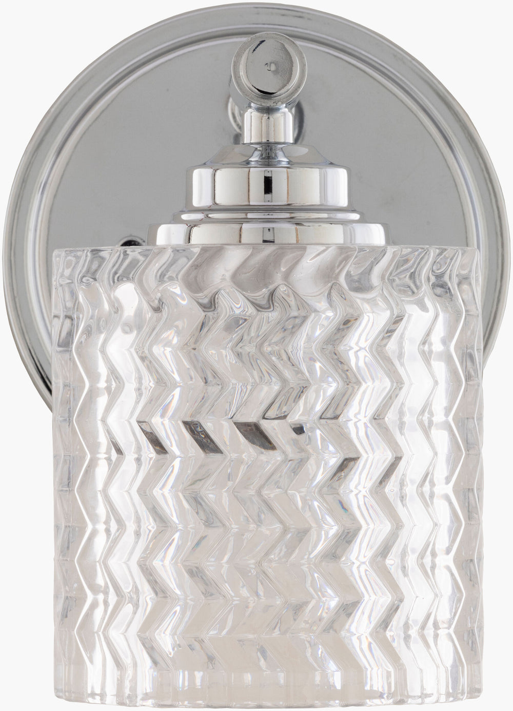 Surya Edgar Modern Wall Sconce - Stylish 6"L X 6"W X 8"H Light Fixture To Revitalize Your Home Decor Space Fixture, Metallic ,Nickel Iron Egr-001