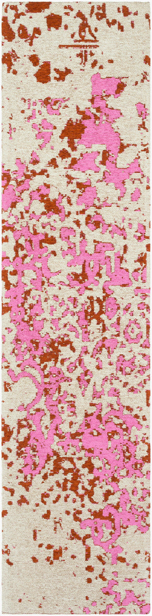 Surya Egypt Egt-3074 2' X 8' Handmade Low Pile Rug - Durable, Modern Decor With Natural Charm, Spot Clean Only Purple Polyester Egt3074-28