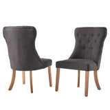 Marsean Button Tufted Dining Chairs (Set of 2)