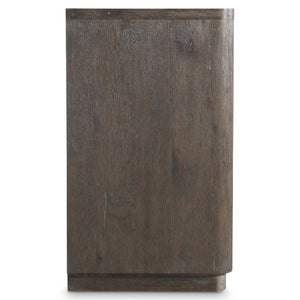 Bernhardt Bernhardt Outline Buffet In Wire-Brushed Oak, 72" Casual Modern Sideboard With Soft-Close Drawers And Textured Aluminum Pulls 360132