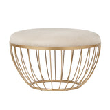 Ernesto Fabric Upholstered Round Ottoman