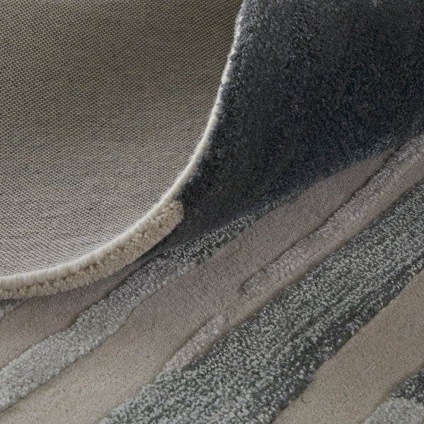 Feizy Rugs Anya Modern Watercolor-inspired Hand-tufted Wool And Viscose Rug For Contemporary Spaces Ivory,Blue,Gray Wool,Viscose Any8882fblumltc50