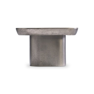Bernhardt Bernhardt Graphite Clawson 35" Cocktail Table — Sculptural Cast Aluminum Pentagonal Top, Versatile 338014C