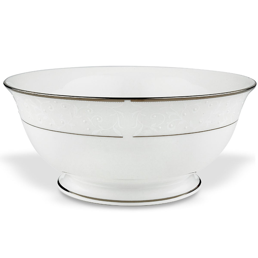 Lenox Opal Innocence Large Serving Bowl White, WHITE BONE CHINA 6252423