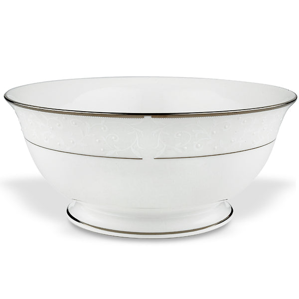 Lenox Opal Innocence Large Serving Bowl White, WHITE BONE CHINA 6252423