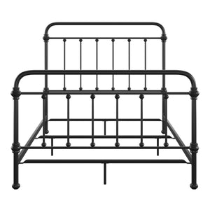 Homelegance By Top-Line Taylin Graceful Lines Victorian Metal Bed Black Metal
