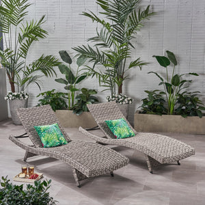 Christopher Knight Home® - Noble House - Crete Wicker Chaise Lounge