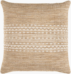 Livabliss Ethan Hand-woven Cotton Accent Pillow Artisan Textured Cover for Farmhouse Decor EHN002-1818