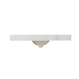 Christopher Knight Home® - Noble House - - 49'' Cararra White Marble Vanity Top&Ceramic Sink