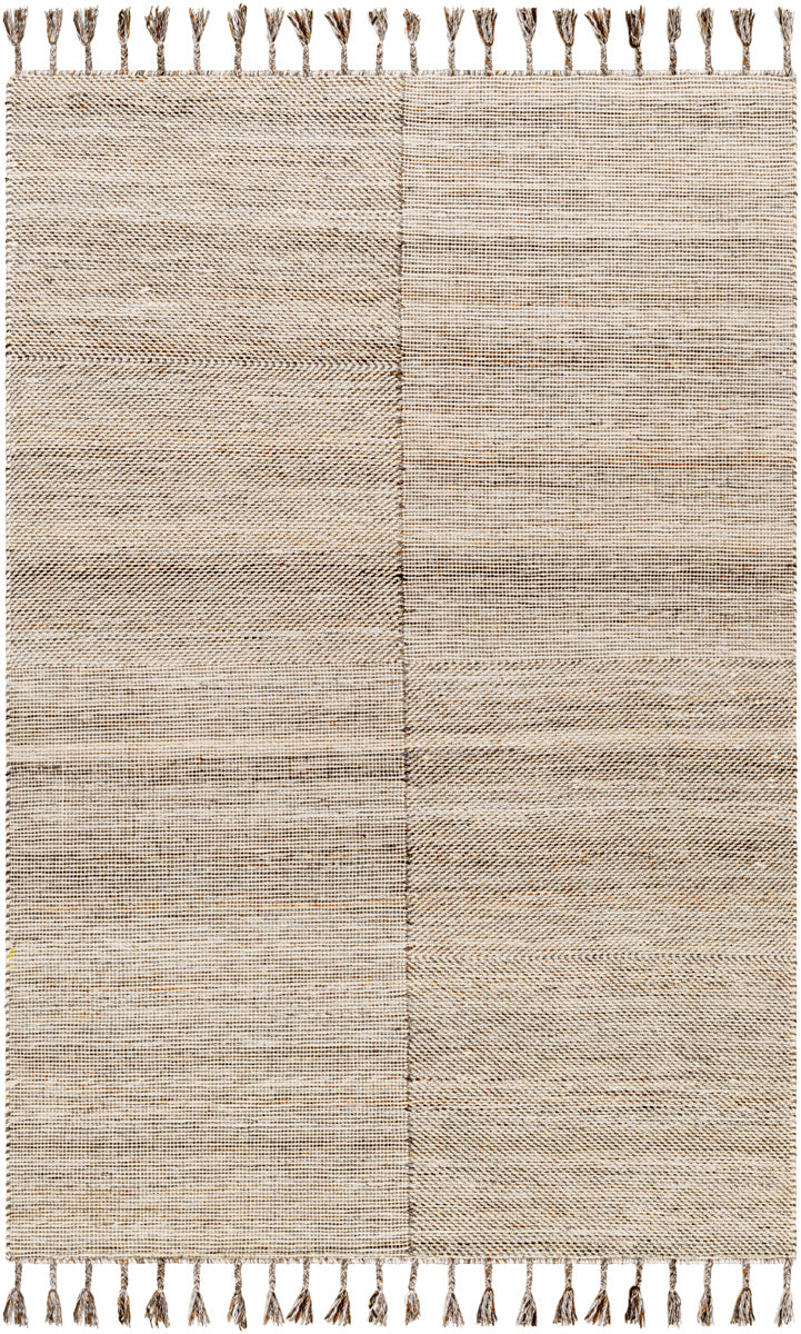 Esther EHR-2300 8' x 10' Handmade Rug EHR2300-810  Beige, Black, Medium Gray, Brown Surya