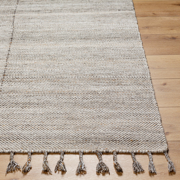 Esther EHR-2300 8' x 10' Handmade Rug EHR2300-810  Beige, Black, Medium Gray, Brown Surya