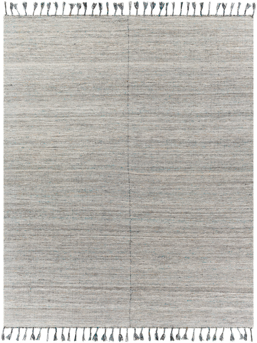 Esther EHR-2302 8' x 10' Handmade Rug EHR2302-810  Beige, Ivory, Bright Blue, Caramel, Black, Gray Surya
